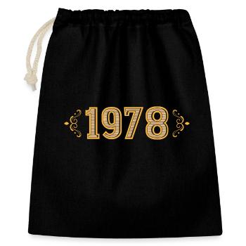 Legend since 1978 retro 1978 - Gift Bag 40 x 50 cm - black - Front