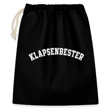 Meilleure phrase folle du bureau - Sac cadeau 40 x 50 cm - noir - Devant