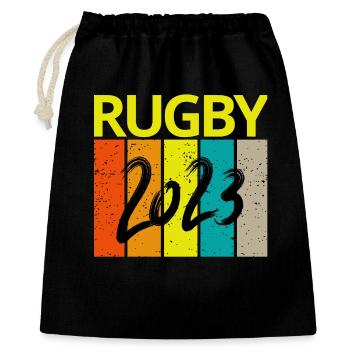 rugby, rugby sport, rugby fan, rugby 2023 - Gift Bag 40 x 50 cm - black - Front