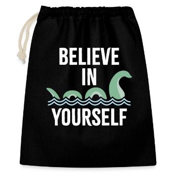 Believe in Yourself - Gift Bag 40 x 50 cm - black - Front