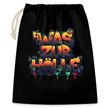 Hell, Devils & Demons Urban Street Art Graffiti - Gift Bag 40 x 50 cm - black - Front