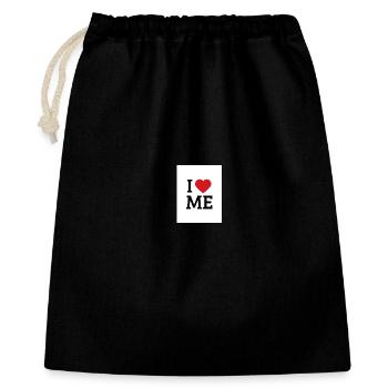 I love myself - Gift Bag 40 x 50 cm - black - Front