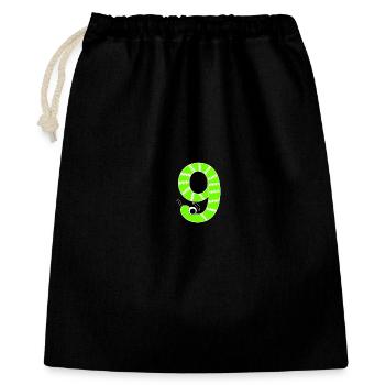 Number 9 Snake Kids - Gift Bag 40 x 50 cm - black - Front