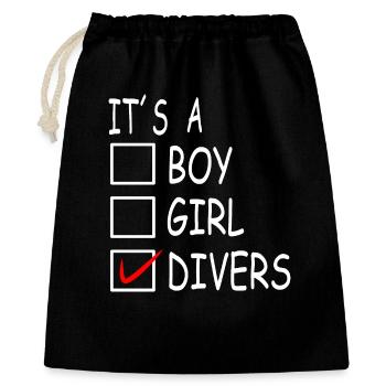Diverse Transgender - Gift Bag 40 x 50 cm - black - Front