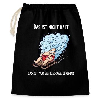 A little bit alive - Gift Bag 40 x 50 cm - black - Front
