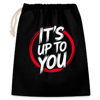 Its Up To You – Empowerment - Gift Bag 40 x 50 cm - black - Front