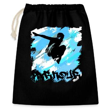 Parkour - Gift Bag 40 x 50 cm - black - Front