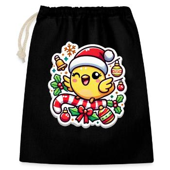 Christmas Canary Chip - Gift Bag 40 x 50 cm - black - Front