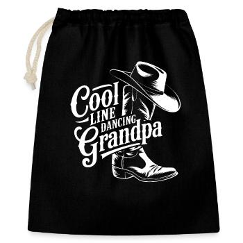 Cool Grandpa Dance Design - Gift Bag 40 x 50 cm - black - Front