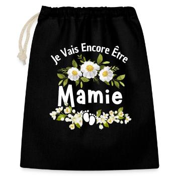 I'm still going to be a granny 2026–future grandmother - Gift Bag 40 x 50 cm - black - Front