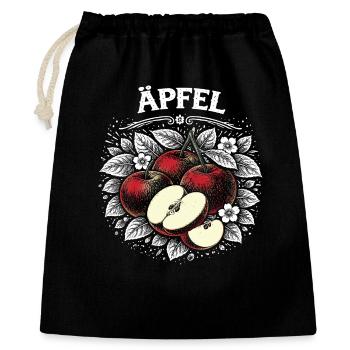 Apple Still Life Black & White Vintage - Gift Bag 40 x 50 cm - black - Front