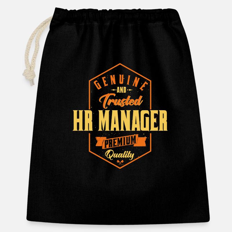 Conception authentique et fiable pour les gestionnaires RH - Sac cadeau 40 x 50 cm - noir