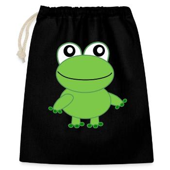 Frog - Gift Bag 40 x 50 cm - black - Front