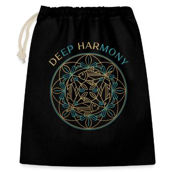 Deep Harmony Mandala - Gift Bag 40 x 50 cm - black - Front
