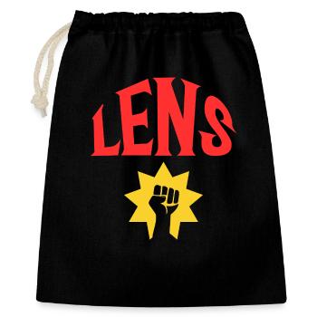 Lens - Gift Bag 40 x 50 cm - black - Front