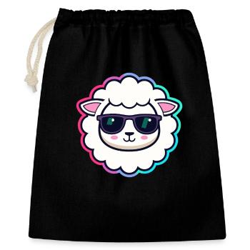 Sheep hipster black glasses - Gift Bag 40 x 50 cm - black - Front