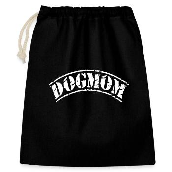 chat chien catmom animal amour chats chiens nom de la chemise - Sac cadeau 40 x 50 cm - noir - Devant