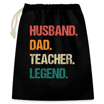 Conception audacieuse d’appréciation du rôle familial - Sac cadeau 40 x 50 cm - noir - Devant
