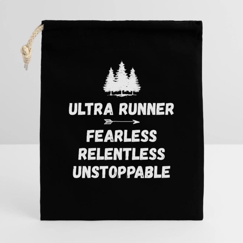 Ultra Runnner - Intrépide. Implacable. Imparable. Sac cadeau 40 x 50 cm