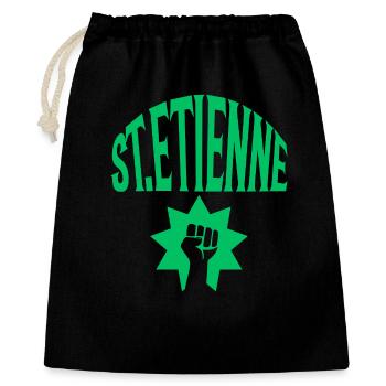 Saint-Étienne - Sac cadeau 40 x 50 cm - noir - Devant