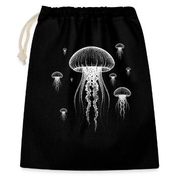 Cloud jellyfish - Gift Bag 40 x 50 cm - black - Front
