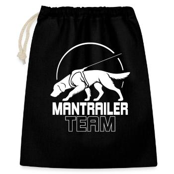 Golden Retriever Mantrailer Team Chiens de sport - Sac cadeau 40 x 50 cm - noir - Devant