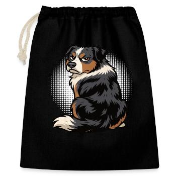 Australian Shepherd Aussie Aussie Owners Aussies - Gift Bag 40 x 50 cm - black - Front