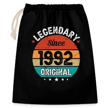 30th birthday - Gift Bag 40 x 50 cm - black - Front