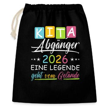 Daycare graduates 2026 - Gift Bag 40 x 50 cm - black - Front