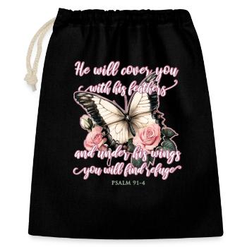 Butterfly Christian - Gift Bag 40 x 50 cm - black - Front