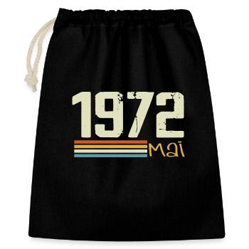 Mai 1972 - Sac cadeau 40 x 50 cm - noir - Devant