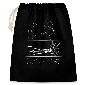 Darts Taylor Symbol Arrows Dart Tournament 180 Logo - Gift Bag 40 x 50 cm - black - Front