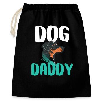 Colorful Daddy Dog Chart - Gift Bag 40 x 50 cm - black - Front