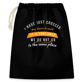 Crossed Desires, We Do Not Return - Gift Bag 40 x 50 cm - black - Front