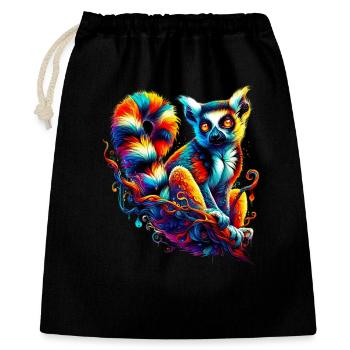 Lemur - Gift Bag 40 x 50 cm - black - Front