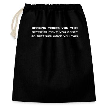 Blocky Glitch Text Tee - Gift Bag 40 x 50 cm - black - Front