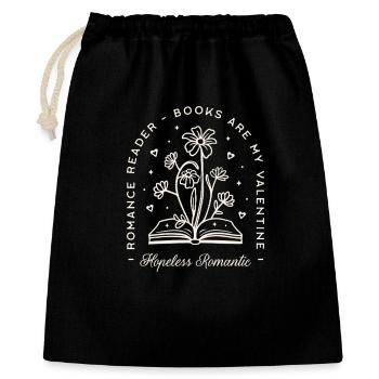 Dark romance books lover fantasy reader quotes - Gift Bag 40 x 50 cm - black - Front