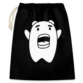 Nerd Scream – Humour geek et physique - Sac cadeau 40 x 50 cm - noir - Devant