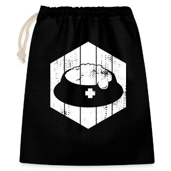 Pet Food - Gift Bag 40 x 50 cm - black - Front