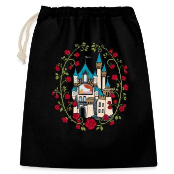 Sleeping Beauty Castle Fairy Tale - Gift Bag 40 x 50 cm - black - Front
