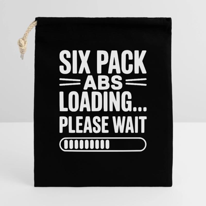 Six Pack Abs Loading... Please Wait Gift Bag 40 x 50 cm