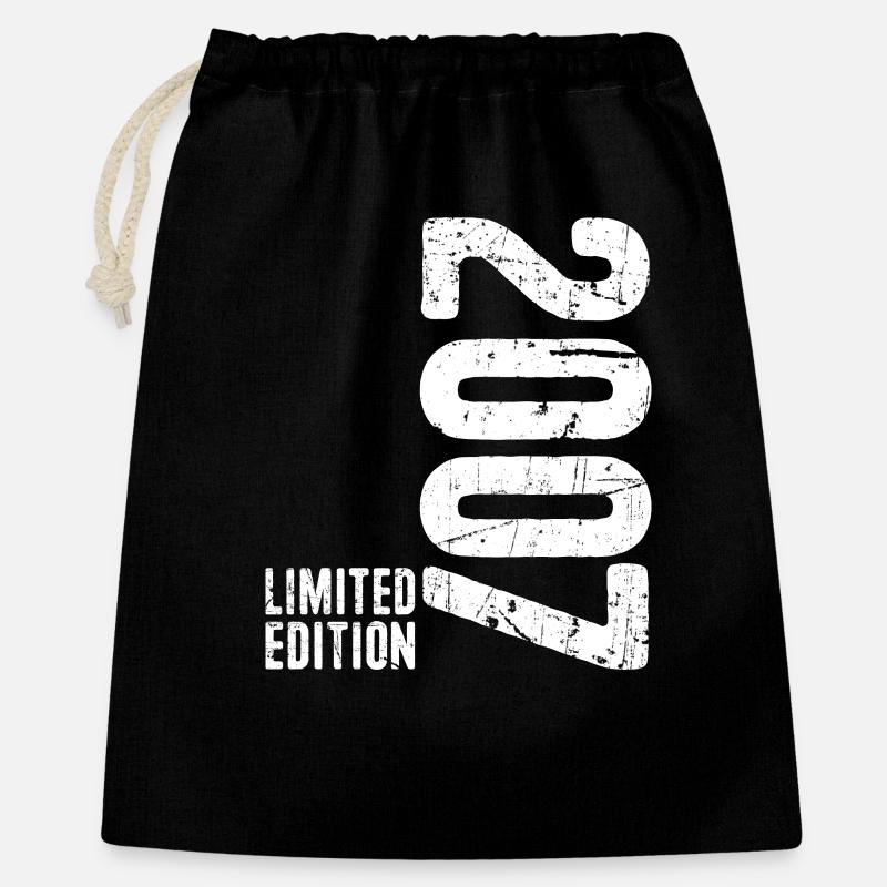 Millésime 2007 18ème Anniversaire Edition Limitée 2007 - Sac cadeau 40 x 50 cm - noir