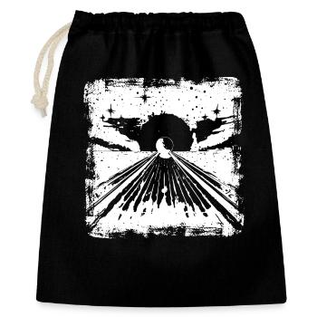 Bowling Drawing - Gift Bag 40 x 50 cm - black - Front