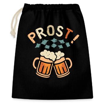 PROST! – Bavarian-style foam beer mugs - Gift Bag 40 x 50 cm - black - Front