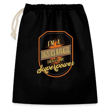 Logistics Manager - Gift Bag 40 x 50 cm - black - Front