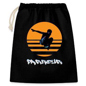 Parkour - Gift Bag 40 x 50 cm - black - Front