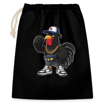 Talahon Fanny Pack Cap Gold Chain Gangster - Gift Bag 40 x 50 cm - black - Front