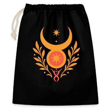 Midsummer Sun God - Pagan & Wicca - Gift Bag 40 x 50 cm - black - Front