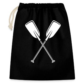 | de pagaie | bicolore Couleurs réglables - Sac cadeau 40 x 50 cm - noir - Devant
