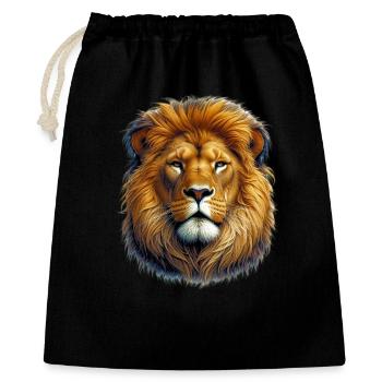 Lion - Gift Bag 40 x 50 cm - black - Front